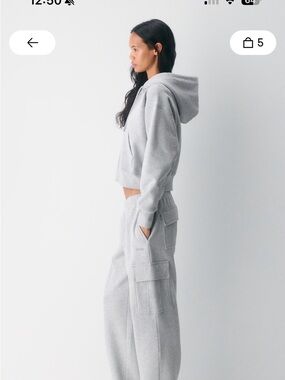 TNA Cozy Fleece Boyfriend Pullover - Heather Gray